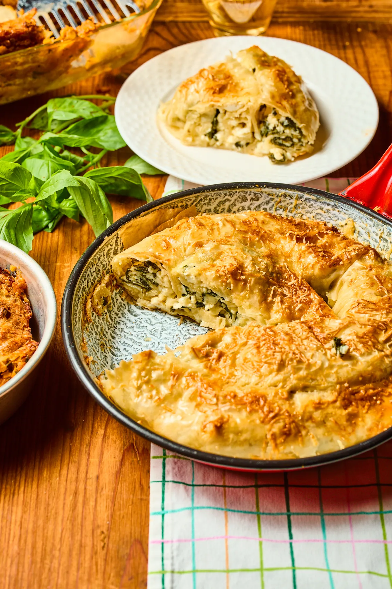 Túrós-sajtos-spenótos burek -2